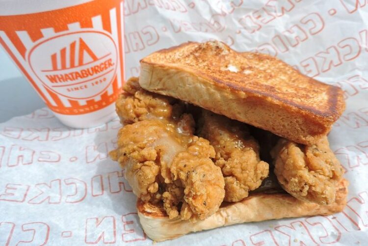 Whataburger Honey BBQ Chicken Strip Sandwich Secret Menu